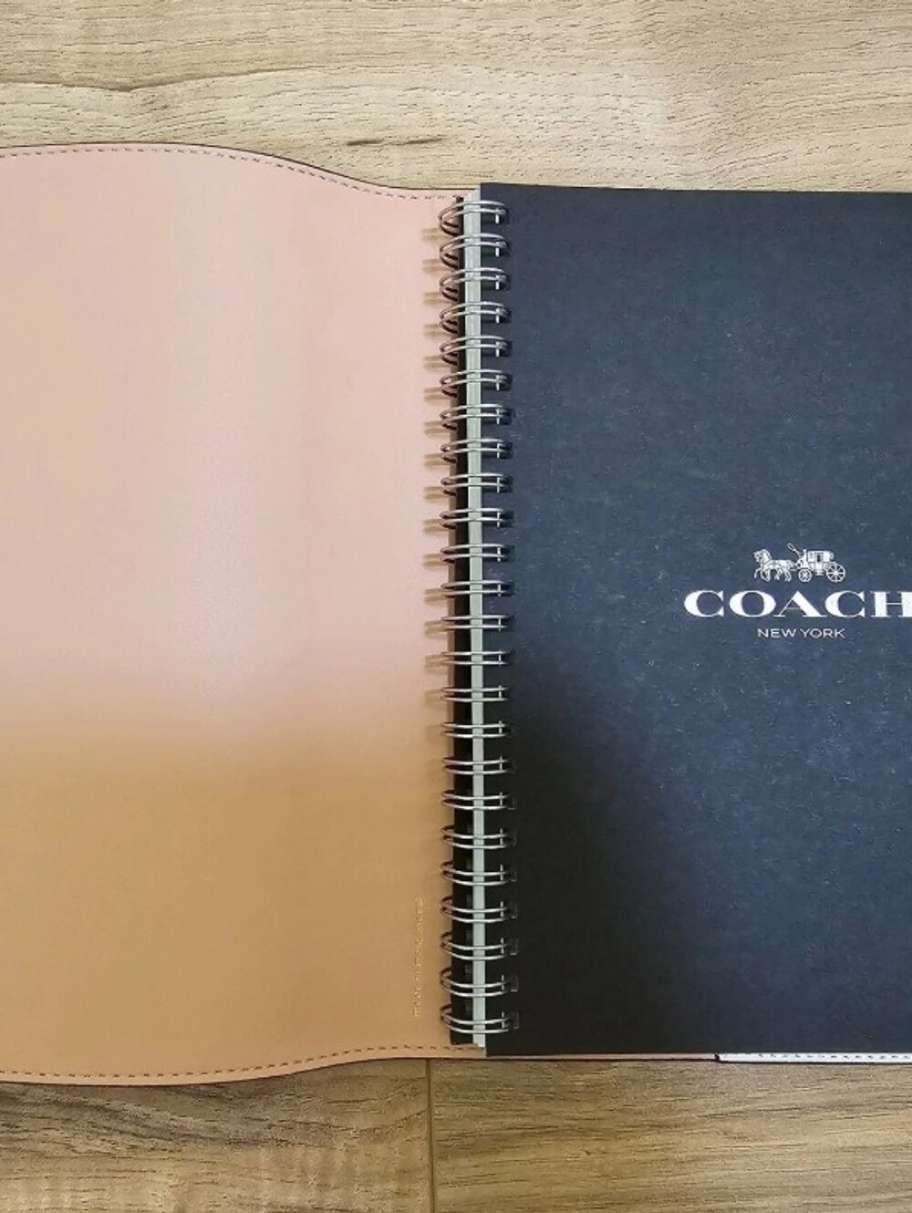 New Coach Notebook In Signature Canvas with Floral Print - Picture 6 of 12